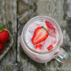 HORCHATA DE FRESA